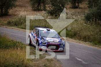 2021-07-25 - 10 Yoann BONATO (FRA), Benjamin BOULLOUD (FRA), Citroen C3 Rally2, CHL Sport Auto, action during the 2021 FIA ERC Rally di Roma Capitale, 3rd round of the 2021 FIA European Rally Championship, from July 23 to 25, 2021 in Roma, Italy - Photo Grégory Lenormand / DPPI - 2021 FIA ERC RALLY DI ROMA CAPITALE, 3RD ROUND OF THE 2021 FIA EUROPEAN RALLY CHAMPIONSHIP - RALLY - MOTORS