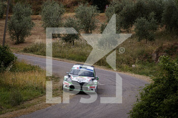 2021-07-25 - 09 Norbert HERCZIG (HUN), Ramon FERENCZ (HUN), Skoda Fabia Rally2 Evo, Skoda Rally Team Hungaria, action during the 2021 FIA ERC Rally di Roma Capitale, 3rd round of the 2021 FIA European Rally Championship, from July 23 to 25, 2021 in Roma, Italy - Photo Grégory Lenormand / DPPI - 2021 FIA ERC RALLY DI ROMA CAPITALE, 3RD ROUND OF THE 2021 FIA EUROPEAN RALLY CHAMPIONSHIP - RALLY - MOTORS