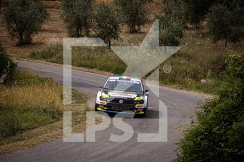 2021-07-25 - during the 2021 FIA ERC Rally di Roma Capitale, 3rd round of the 2021 FIA European Rally Championship, from July 23 to 25, 2021 in Roma, Italy - Photo Grégory Lenormand / DPPI - 2021 FIA ERC RALLY DI ROMA CAPITALE, 3RD ROUND OF THE 2021 FIA EUROPEAN RALLY CHAMPIONSHIP - RALLY - MOTORS