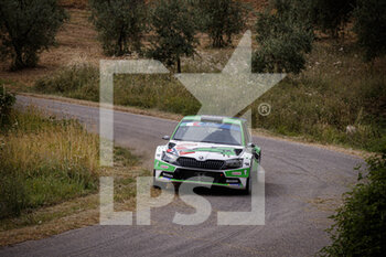2021-07-25 - 02 Andreas MIKKELSEN (NOR), Ola FLOENE (NOR), Skoda Fabia Rally2 Evo, Toksport WRT, action during the 2021 FIA ERC Rally di Roma Capitale, 3rd round of the 2021 FIA European Rally Championship, from July 23 to 25, 2021 in Roma, Italy - Photo Grégory Lenormand / DPPI - 2021 FIA ERC RALLY DI ROMA CAPITALE, 3RD ROUND OF THE 2021 FIA EUROPEAN RALLY CHAMPIONSHIP - RALLY - MOTORS