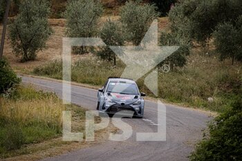 2021-07-25 - 43 Victor CARTIER (FRA), Fabien CRAEN (FRA), Toyota Yaris R4, action during the 2021 FIA ERC Rally di Roma Capitale, 3rd round of the 2021 FIA European Rally Championship, from July 23 to 25, 2021 in Roma, Italy - Photo Grégory Lenormand / DPPI - 2021 FIA ERC RALLY DI ROMA CAPITALE, 3RD ROUND OF THE 2021 FIA EUROPEAN RALLY CHAMPIONSHIP - RALLY - MOTORS