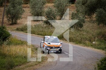 2021-07-25 - 54 Jean-Baptiste FRANCESCHI (FRA), Anthony GORGUILO (FRA), Renault Clio Rally4, Toksport WRT, action during the 2021 FIA ERC Rally di Roma Capitale, 3rd round of the 2021 FIA European Rally Championship, from July 23 to 25, 2021 in Roma, Italy - Photo Grégory Lenormand / DPPI - 2021 FIA ERC RALLY DI ROMA CAPITALE, 3RD ROUND OF THE 2021 FIA EUROPEAN RALLY CHAMPIONSHIP - RALLY - MOTORS