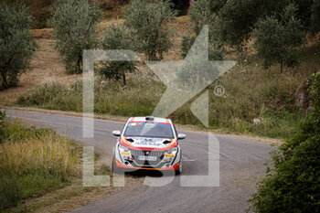 2021-07-25 - 76 Alejandro CACHON (ESP), Alejandro LOPEZ (ESP), Peugeot 208 Rally4, Rallye Team Spain, action during the 2021 FIA ERC Rally di Roma Capitale, 3rd round of the 2021 FIA European Rally Championship, from July 23 to 25, 2021 in Roma, Italy - Photo Grégory Lenormand / DPPI - 2021 FIA ERC RALLY DI ROMA CAPITALE, 3RD ROUND OF THE 2021 FIA EUROPEAN RALLY CHAMPIONSHIP - RALLY - MOTORS