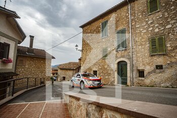 2021-07-25 - 76 Alejandro CACHON (ESP), Alejandro LOPEZ (ESP), Peugeot 208 Rally4, Rallye Team Spain, action during the 2021 FIA ERC Rally di Roma Capitale, 3rd round of the 2021 FIA European Rally Championship, from July 23 to 25, 2021 in Roma, Italy - Photo Grégory Lenormand / DPPI - 2021 FIA ERC RALLY DI ROMA CAPITALE, 3RD ROUND OF THE 2021 FIA EUROPEAN RALLY CHAMPIONSHIP - RALLY - MOTORS