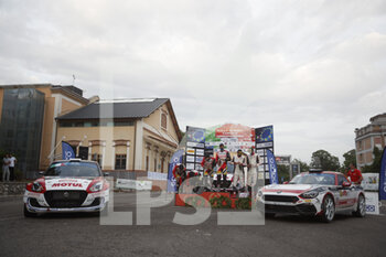 2021-07-25 - during the 2021 FIA ERC Rally di Roma Capitale, 3rd round of the 2021 FIA European Rally Championship, from July 23 to 25, 2021 in Roma, Italy - Photo Grégory Lenormand / DPPI - 2021 FIA ERC RALLY DI ROMA CAPITALE, 3RD ROUND OF THE 2021 FIA EUROPEAN RALLY CHAMPIONSHIP - RALLY - MOTORS