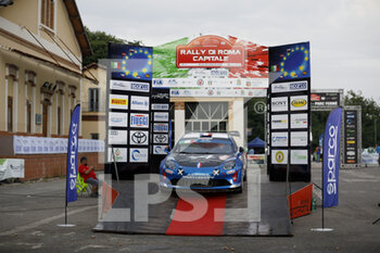 2021-07-25 - 48 Emmanuel GUIGOU (FRA), Alexandre COIRA (FRA), Alpine A110 RGT, during the 2021 FIA ERC Rally di Roma Capitale, 3rd round of the 2021 FIA European Rally Championship, from July 23 to 25, 2021 in Roma, Italy - Photo Grégory Lenormand / DPPI - 2021 FIA ERC RALLY DI ROMA CAPITALE, 3RD ROUND OF THE 2021 FIA EUROPEAN RALLY CHAMPIONSHIP - RALLY - MOTORS