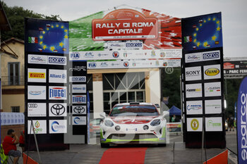 2021-07-25 - 49 Philippe BAFFOUN (FRA), Charlyne QUARTINI (FRA), Alpine A110 RGT, during the 2021 FIA ERC Rally di Roma Capitale, 3rd round of the 2021 FIA European Rally Championship, from July 23 to 25, 2021 in Roma, Italy - Photo Grégory Lenormand / DPPI - 2021 FIA ERC RALLY DI ROMA CAPITALE, 3RD ROUND OF THE 2021 FIA EUROPEAN RALLY CHAMPIONSHIP - RALLY - MOTORS