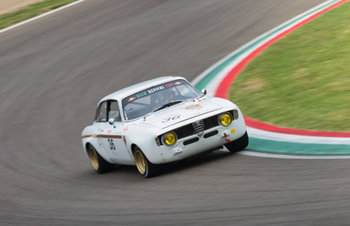 2018-09-15 - Ondrak Christian con la GTA 1300 Junior alla tosa - ALFA REVIVAL CUP IMOLA - HISTORIC - MOTORS