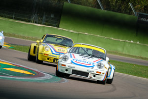 2018-10-27 - Daniele Perfetti su Porsche 911 RSR 3.0L inseguito da Michel Lecourt su Porsche 911 RSR 3.0L - IMOLA CLASSIC 2018 - HISTORIC - MOTORS