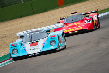 2018-10-27 - #82 Michel LECOURT / Raymond NARAC su Porsche 962C inseguito da #25 Michael LYONS su Gebhardt C91 - IMOLA CLASSIC 2018 - HISTORIC - MOTORS