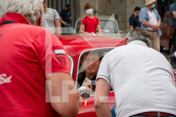 2021-06-18 - A car drives in Orvieto  during the third leg of the Mille Miglia 2021  on june 18, 2021 in Orvieto, Italy. Photo by Gianluca Checchi/New Reporter - MILLE MIGLIA 2021  - HISTORIC - MOTORS