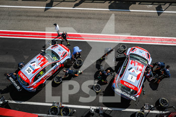 2020-09-11 - 30 Tarquini Gabriele (ita), BRC Hyundai N LUKOIL Squadra Corse, Hyundai i30 N TCR, action 01 Michelisz Norbert (hun), BRC Hyundai N LUKOIL Squadra Corse, Hyundai i30 N TCR, action pitlane, during the 2020 FIA WTCR Race of Belgium, 1st round of the 2020 FIA World Touring Car Cup, on the Circuit Zolder, from September 11 to 13, 2020 in Zolder, Belgium - Photo Fr - FIA WORLD TOURING CAR CUP 2020 - BELGIO - GRAND TOURISM - MOTORS