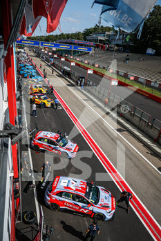 2020-09-11 - pitlane, 01 Michelisz Norbert (hun), BRC Hyundai N LUKOIL Squadra Corse, Hyundai i30 N TCR, action during the 2020 FIA WTCR Race of Belgium, 1st round of the 2020 FIA World Touring Car Cup, on the Circuit Zolder, from September 11 to 13, 2020 in Zolder, Belgium - Photo Fr - FIA WORLD TOURING CAR CUP 2020 - BELGIO - GRAND TOURISM - MOTORS