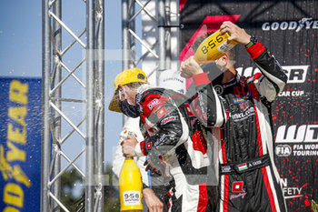 2020-09-11 - Girolami Nestor (arg), ALL-INKL.DE Munnich Motorsport, Honda Civic TCR, portrait, Tassi Attila (hun), ALL-INKL.DE Munnich Motorsport, Honda Civic TCR, portrait podium during the 2020 FIA WTCR Race of Belgium, 1st round of the 2020 FIA World Touring Car Cup, on the Circuit Zolder, from September 11 to 13, 2020 in Zolder, Belgium - Photo Paulo Maria / DPPI - FIA WORLD TOURING CAR CUP 2020 - BELGIO - GRAND TOURISM - MOTORS