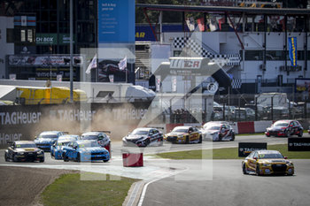 2020-09-11 - 17 Berthon Nathanael (fra), Comtoyou DHL Team Audi Sport, Audi LMS, action, 68 Ehrlacher Yann (fra), Cyan Performance Lynk and Co, Lynk and Co 03 TCR, action, 100 Muller Yvan (fra), Cyan Performance Lynk and Co, Lynk and Co 03 TCR, action, 16 Magnus Gilles (bel), Comtoyou Racing, Audi LMS, action, 11 Bjork Thed (swe), Cyan Performance Lynk and Co, Lynk and Co 03 TCR, action Race 2 during the 2020 FIA WTCR Race of Belgium, 1st round of the 2020 FIA World Touring Car Cup, on the Circuit Zolder, from September 11 to 13, 2020 in Zolder, Belgium - Photo Paulo Maria / DPPI - FIA WORLD TOURING CAR CUP 2020 - BELGIO - GRAND TOURISM - MOTORS
