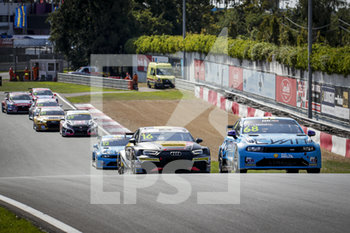 2020-09-11 - 16 Magnus Gilles (bel), Comtoyou Racing, Audi LMS, action, 68 Ehrlacher Yann (fra), Cyan Performance Lynk and Co, Lynk and Co 03 TCR, action Race 2 during the 2020 FIA WTCR Race of Belgium, 1st round of the 2020 FIA World Touring Car Cup, on the Circuit Zolder, from September 11 to 13, 2020 in Zolder, Belgium - Photo Paulo Maria / DPPI - FIA WORLD TOURING CAR CUP 2020 - BELGIO - GRAND TOURISM - MOTORS