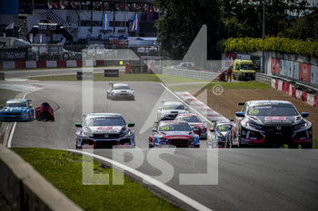 2020-09-11 - 09 Tassi Attila (hun), ALL-INKL.DE Munnich Motorsport, Honda Civic TCR, action 86 Guerrieri Esteban (arg), ALL-INKL.DE Munnich Motorsport, Honda Civic TCR, action Race 2 during the 2020 FIA WTCR Race of Belgium, 1st round of the 2020 FIA World Touring Car Cup, on the Circuit Zolder, from September 11 to 13, 2020 in Zolder, Belgium - Photo Paulo Maria / DPPI - FIA WORLD TOURING CAR CUP 2020 - BELGIO - GRAND TOURISM - MOTORS