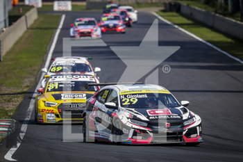2020-09-11 - 29 Girolami Nestor (arg), ALL-INKL.DE Munnich Motorsport, Honda Civic TCR, action Race 2 during the 2020 FIA WTCR Race of Belgium, 1st round of the 2020 FIA World Touring Car Cup, on the Circuit Zolder, from September 11 to 13, 2020 in Zolder, Belgium - Photo Paulo Maria / DPPI - FIA WORLD TOURING CAR CUP 2020 - BELGIO - GRAND TOURISM - MOTORS