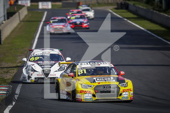 2020-09-11 - 31 Coronel Tom (ned), Comtoyou DHL Team Audi Sport, Audi LMS, action Race 2 during the 2020 FIA WTCR Race of Belgium, 1st round of the 2020 FIA World Touring Car Cup, on the Circuit Zolder, from September 11 to 13, 2020 in Zolder, Belgium - Photo Paulo Maria / DPPI - FIA WORLD TOURING CAR CUP 2020 - BELGIO - GRAND TOURISM - MOTORS