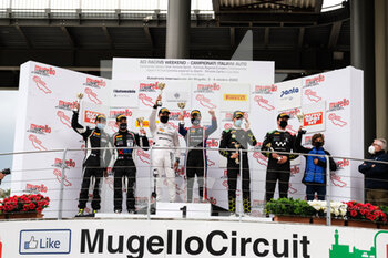 2020-10-04 - The podium of Race 2, class GT3 PRO - CAMPIONATO ITALIANO GT 2020 - DOMENICA - GRAND TOURISM - MOTORS