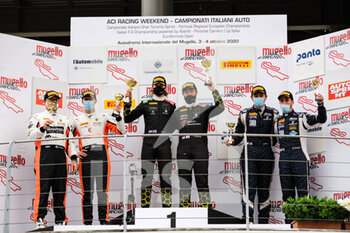 2020-10-04 - The podium of Race 2, class GT3 PRO-AM - CAMPIONATO ITALIANO GT 2020 - DOMENICA - GRAND TOURISM - MOTORS