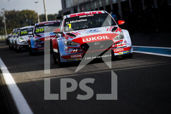 2020-10-10 - 01 Michelisz Norbert (hun), BRC Hyundai N LUKOIL Squadra Corse, Hyundai i30 N TCR, action during the 2020 FIA WTCR Race of Slovakia, 3rd round of the 2020 FIA World Touring Car Cup, on the Automotodrom Slovakia Ring, from October 9 to 11, 2020 in Orechova Poton, Slovakia - Photo Florent Gooden / DPPI - 2020 FIA WTCR RACE OF SLOVAKIA, 3RD ROUND OF THE WORLD TOURING CAR CUP - GRAND TOURISM - MOTORS