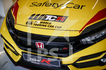 2020-10-16 - Safety Car Honday Type R during the 2020 FIA WTCR Race of Hungary, 4th round of the 2020 FIA World Touring Car Cup, on the Hungaroring, from October 16 to 18, 2020 in Mogyor.d, near Budapest, Hungary - Photo Xavi Bonilla / DPPI - 2020 FIA WTCR RACE OF HUNGARY, 4TH ROUND OF THE 2020 FIA WORLD TOURING CAR CUP - GRAND TOURISM - MOTORS