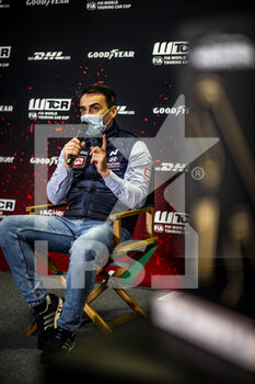 2020-10-16 - Michelisz Norbert (hun), BRC Hyundai N LUKOIL Squadra Corse, Hyundai i30 N TCR, portrait, Press Conference during the 2020 FIA WTCR Race of Hungary, 4th round of the 2020 FIA World Touring Car Cup, on the Hungaroring, from October 16 to 18, 2020 in Mogyor - 2020 FIA WTCR RACE OF HUNGARY, 4TH ROUND OF THE 2020 FIA WORLD TOURING CAR CUP - GRAND TOURISM - MOTORS