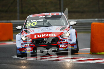 2020-10-17 - 30 TARQUINI Gabriele (ita), BRC Hyundai N LUKOIL Squadra Corse, Hyundai i30 N TCR, action during the 2020 FIA WTCR Race of Hungary, 4th round of the 2020 FIA World Touring Car Cup, on the Hungaroring, from October 16 to 18, 2020 in Mogyor.d, near Budapest, Hungary - Photo Xavi Bonilla / DPPI - 2020 WTCR RACE OF HUNGARY, 4TH ROUND OF THE 2020 FIA WORLD TOURING CAR CUP - SATURDAY - GRAND TOURISM - MOTORS