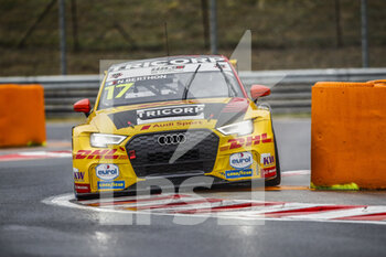 2020-10-17 - 17 BERTHON Nathanael (fra), Comtoyou DHL Team Audi Sport, Audi LMS, action during the 2020 FIA WTCR Race of Hungary, 4th round of the 2020 FIA World Touring Car Cup, on the Hungaroring, from October 16 to 18, 2020 in Mogyor.d, near Budapest, Hungary - Photo Xavi Bonilla / DPPI - 2020 WTCR RACE OF HUNGARY, 4TH ROUND OF THE 2020 FIA WORLD TOURING CAR CUP - SATURDAY - GRAND TOURISM - MOTORS