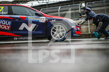 2020-10-17 - 97 GRUBER Nico (aut), Engstler Hyundai N Liqui Moly Racing Team, Hyundai i30 N TCR, action during the 2020 FIA WTCR Race of Hungary, 4th round of the 2020 FIA World Touring Car Cup, on the Hungaroring, from October 16 to 18, 2020 in Mogyor.d, near Budapest, Hungary - Photo Xavi Bonilla / DPPI - 2020 WTCR RACE OF HUNGARY, 4TH ROUND OF THE 2020 FIA WORLD TOURING CAR CUP - SATURDAY - GRAND TOURISM - MOTORS