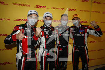 2020-10-17 - TASSI Attila (hun), ALL-INKL.DE Munnich Motorsport, Honda Civic TCR, portrait, MONTEIRO Tiago (prt), ALL-INKL.DE Munnich Motorsport, Honda Civic TCR, portrait, GIROLAMI Nestor (arg), ALL-INKL.DE Munnich Motorsport, Honda Civic TCR, portrait, GUERRIERI Esteban (arg), ALL-INKL.DE Munnich Motorsport, Honda Civic TCR, portrait during the 2020 FIA WTCR Race of Hungary, 4th round of the 2020 FIA World Touring Car Cup, on the Hungaroring, from October 16 to 18, 2020 in Mogyor.d, Budapest, Hungary - Photo Paulo Maria / DPPI - 2020 WTCR RACE OF HUNGARY, 4TH ROUND OF THE 2020 FIA WORLD TOURING CAR CUP - SATURDAY - GRAND TOURISM - MOTORS