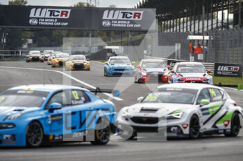 2020-10-18 - Action during the 2020 FIA WTCR Race of Hungary, 4th round of the 2020 FIA World Touring Car Cup, on the Hungaroring, from October 16 to 18, 2020 in Mogyor.d, near Budapest, Hungary - Photo Xavi Bonilla / DPPI - 2020 FIA WTCR RACE OF HUNGARY, 4TH ROUND OF THE 2020 WORLD TOURING CAR CUP - SUNDAY - GRAND TOURISM - MOTORS