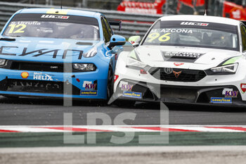 2020-10-18 - 12 URRUTIA Santiago (ury), Cyan Performance Lynk and Co, Lynk and Co 03 TCR, action and 96 AZCONA Mikel (esp), Zengo Motorsport, Cupra Leon Competicion TCR, action during the 2020 FIA WTCR Race of Hungary, 4th round of the 2020 FIA World Touring Car Cup, on the Hungaroring, from October 16 to 18, 2020 in Mogyor.d, near Budapest, Hungary - Photo Xavi Bonilla / DPPI - 2020 FIA WTCR RACE OF HUNGARY, 4TH ROUND OF THE 2020 WORLD TOURING CAR CUP - SUNDAY - GRAND TOURISM - MOTORS