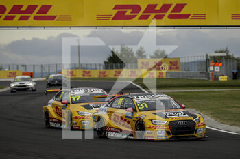 2020-10-18 - 31 CORONEL Tom (ned), Comtoyou DHL Team Audi Sport, Audi LMS, action RACE 1 during the 2020 FIA WTCR Race of Hungary, 4th round of the 2020 FIA World Touring Car Cup, on the Hungaroring, from October 16 to 18, 2020 in Mogyor.d, Budapest, Hungary - Photo Paulo Maria / DPPI - 2020 FIA WTCR RACE OF HUNGARY, 4TH ROUND OF THE 2020 WORLD TOURING CAR CUP - SUNDAY - GRAND TOURISM - MOTORS