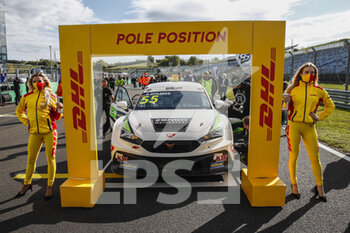 2020-10-18 - 55 BOLDIZS Bence (hun), Zengo Motorsport KFT, Cupra Leon Competicion TCR, Pole Position DHL during the 2020 FIA WTCR Race of Hungary, 4th round of the 2020 FIA World Touring Car Cup, on the Hungaroring, from October 16 to 18, 2020 in Mogyor.d, near Budapest, Hungary - Photo Xavi Bonilla / DPPI - 2020 FIA WTCR RACE OF HUNGARY, 4TH ROUND OF THE 2020 WORLD TOURING CAR CUP - SUNDAY - GRAND TOURISM - MOTORS