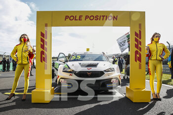 2020-10-18 - 55 BOLDIZS Bence (hun), Zengo Motorsport KFT, Cupra Leon Competicion TCR, Pole Position DHL during the 2020 FIA WTCR Race of Hungary, 4th round of the 2020 FIA World Touring Car Cup, on the Hungaroring, from October 16 to 18, 2020 in Mogyor.d, near Budapest, Hungary - Photo Xavi Bonilla / DPPI - 2020 FIA WTCR RACE OF HUNGARY, 4TH ROUND OF THE 2020 WORLD TOURING CAR CUP - SUNDAY - GRAND TOURISM - MOTORS