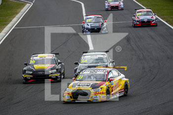 2020-10-18 - 31 CORONEL Tom (ned), Comtoyou DHL Team Audi Sport, Audi LMS, action RACE 2 during the 2020 FIA WTCR Race of Hungary, 4th round of the 2020 FIA World Touring Car Cup, on the Hungaroring, from October 16 to 18, 2020 in Mogyor.d, Budapest, Hungary - Photo Paulo Maria / DPPI - 2020 FIA WTCR RACE OF HUNGARY, 4TH ROUND OF THE 2020 WORLD TOURING CAR CUP - SUNDAY - GRAND TOURISM - MOTORS