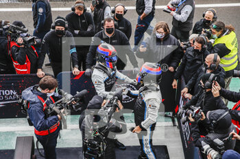 2020-10-18 - EHRLACHER Yann (fra), Cyan Performance Lynk and Co, Lynk and Co 03 TCR, portrait celebrating his victory with MULLER Yvan (fra), Cyan Performance Lynk and Co, Lynk and Co 03 TCR, portrait during the 2020 FIA WTCR Race of Hungary, 4th round of the 2020 FIA World Touring Car Cup, on the Hungaroring, from October 16 to 18, 2020 in Mogyor.d, near Budapest, Hungary - Photo Xavi Bonilla / DPPI - 2020 FIA WTCR RACE OF HUNGARY, 4TH ROUND OF THE 2020 WORLD TOURING CAR CUP - SUNDAY - GRAND TOURISM - MOTORS