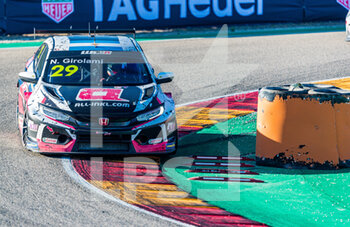 2020-11-01 - 29 Girolami Nestor (arg), ALL-INKL.DE Munnich Motorsport, Honda Civic TCR, action during the 2020 FIA WTCR Race of Spain, 5th round of the 2020 FIA World Touring Car Cup, on the Ciudad del Motor de Arag.n, from October 30 to November 1, 2020 in Alca.iz, Aragon, Spain - Photo Marc de Mattia / DPPI - 2020 FIA WTCR RACE OF SPAIN, 5TH ROUND OF THE WORLD TOURING CAR CUP - GRAND TOURISM - MOTORS
