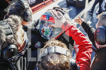 2020-11-01 - Vernay Jean-Karl (fra), Team Mulsanne, Alfa Giulietta TCR, portrait celebrating his victory during the 2020 FIA WTCR Race of Spain, 5th round of the 2020 FIA World Touring Car Cup, on the Ciudad del Motor de Arag.n, from October 30 to November 1, 2020 in Alca.iz, Aragon, Spain - Photo Xavi Bonilla / DPPI - 2020 FIA WTCR RACE OF SPAIN, 5TH ROUND OF THE WORLD TOURING CAR CUP - GRAND TOURISM - MOTORS