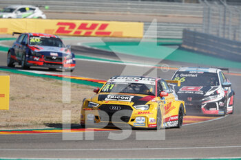 2020-11-01 - 31 Coronel Tom (ned), Comtoyou DHL Team Audi Sport, Audi LMS, action during the 2020 FIA WTCR Race of Spain, 5th round of the 2020 FIA World Touring Car Cup, on the Ciudad del Motor de Arag - 2020 FIA WTCR RACE OF SPAIN, 5TH ROUND OF THE WORLD TOURING CAR CUP - GRAND TOURISM - MOTORS