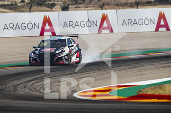 2020-11-01 - 29 Girolami Nestor (arg), ALL-INKL.DE Munnich Motorsport, Honda Civic TCR, action during the 2020 FIA WTCR Race of Spain, 5th round of the 2020 FIA World Touring Car Cup, on the Ciudad del Motor de Arag.n, from October 30 to November 1, 2020 in Alca.iz, Aragon, Spain - Photo Xavi Bonilla / DPPI - 2020 FIA WTCR RACE OF SPAIN, 5TH ROUND OF THE WORLD TOURING CAR CUP - GRAND TOURISM - MOTORS