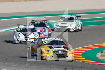 2020-11-01 - 17 Berthon Nathanael (fra), Comtoyou DHL Team Audi Sport, Audi LMS, action during the 2020 FIA WTCR Race of Spain, 5th round of the 2020 FIA World Touring Car Cup, on the Ciudad del Motor de Arag - 2020 FIA WTCR RACE OF SPAIN, 5TH ROUND OF THE WORLD TOURING CAR CUP - GRAND TOURISM - MOTORS