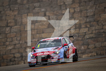 2020-11-14 - 01 Michelisz Norbert (hun), BRC Hyundai N LUKOIL Squadra Corse, Hyundai i30 N TCR, action during the 2020 FIA WTCR Race of Aragon, 6th round of the 2020 FIA World Touring Car Cup, on the Ciudad del Motor de Aragón, from November 14 to 15, 2020 in Alcañiz, Aragon, Spain - Photo Paulo Maria / DPPI - 2020 FIA WTCR RACE OF ARAGON, 6TH ROUND OF THE WORLD TOURING CAR CUP - SATURDAY - GRAND TOURISM - MOTORS