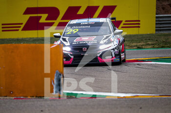 2020-11-14 - 29 Girolami Nestor (arg), ALL-INKL.DE Munnich Motorsport, Honda Civic TCR, action during the 2020 FIA WTCR Race of Aragon, 6th round of the 2020 FIA World Touring Car Cup, on the Ciudad del Motor de Aragón, from November 14 to 15, 2020 in Alcañiz, Aragon, Spain - Photo Paulo Maria / DPPI - 2020 FIA WTCR RACE OF ARAGON, 6TH ROUND OF THE WORLD TOURING CAR CUP - SATURDAY - GRAND TOURISM - MOTORS