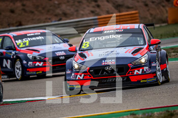 2020-11-14 - 08 Engstler Luca (deu), Engstler Hyundai N Liqui Moly Racing Team, Hyundai i30 N TCR, action during the 2020 FIA WTCR Race of Aragon, 6th round of the 2020 FIA World Touring Car Cup, on the Ciudad del Motor de Aragón, from November 14 to 15, 2020 in Alcañiz, Aragon, Spain - Photo Paulo Maria / DPPI - 2020 FIA WTCR RACE OF ARAGON, 6TH ROUND OF THE WORLD TOURING CAR CUP - SATURDAY - GRAND TOURISM - MOTORS