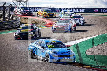 2020-11-15 - 100 Muller Yvan (fra), Cyan Performance Lynk and Co, Lynk and Co 03 TCR, action during the 2020 FIA WTCR Race of Aragon, 6th round of the 2020 FIA World Touring Car Cup, on the Ciudad del Motor de Aragón, from November 14 to 15, 2020 in Alcañiz, Aragon, Spain - Photo Paulo Maria / DPPI - 2020 FIA WTCR RACE OF ARAGON, 6TH ROUND OF THE WORLD TOURING CAR CUP - GRAND TOURISM - MOTORS