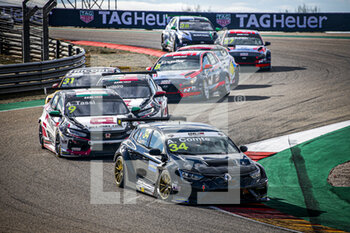 2020-11-15 - 34 Comte Aurelien (fra), Vukovic Motorsport, Renault Megane RS, action during the 2020 FIA WTCR Race of Aragon, 6th round of the 2020 FIA World Touring Car Cup, on the Ciudad del Motor de Aragón, from November 14 to 15, 2020 in Alcañiz, Aragon, Spain - Photo Paulo Maria / DPPI - 2020 FIA WTCR RACE OF ARAGON, 6TH ROUND OF THE WORLD TOURING CAR CUP - GRAND TOURISM - MOTORS