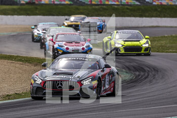 2021-05-09 - 15 CAMPBELL Christopher (FRA), IBANEZ Lluc (ESP), NM Racing Team, Mercedes-AMG GT4, action during the 2nd round of the 2021 Fanatec GT World Challenge Europe Powered by AWS, from May 6 to 9, 2021 on the Circuit de Nevers Magny-Cours, Magny-Cours, France - Photo Paulo Maria / DPPI - 2021 FANATEC GT WORLD CHALLENGE EUROPE POWERED BY AWS - GRAND TOURISM - MOTORS